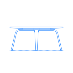 Furniture Coffee Tables Accent Tables Eames Molded Plywood Coffee Table Stencil Svg Vector, Free Vectors File